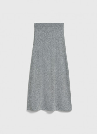 Вязаная юбка-трапеция