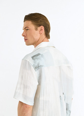 Рубашка с принтом