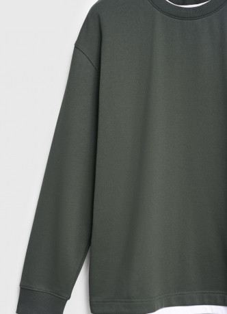 Джемпер с имитацией футболки