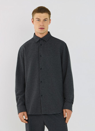 Рубашка из смесовой шерсти