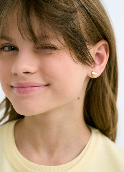 

Серьги для девочек, 3 пары, Золотой