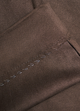 Брюки Baggy из искусственной замши