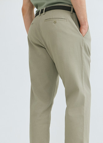 Чиносы из твила с ремнём