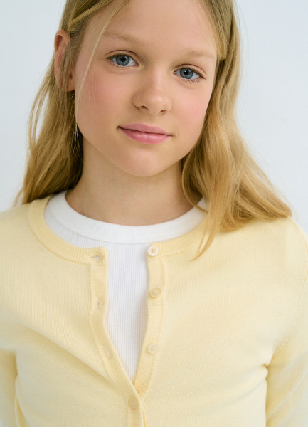 Кардиган для девочек Желтый 1999₽