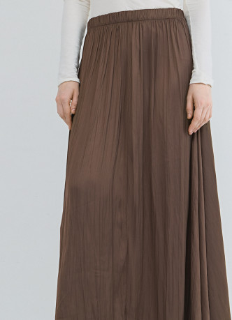 Юбка из ткани с жатым эффектом