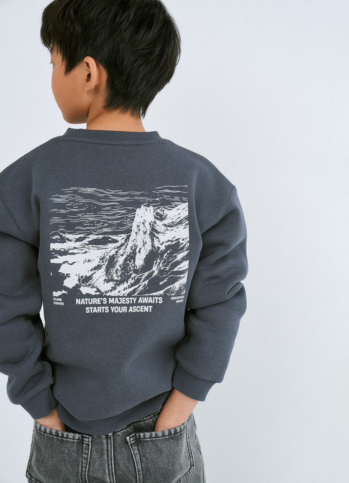 Свитшот с принтом для мальчиков