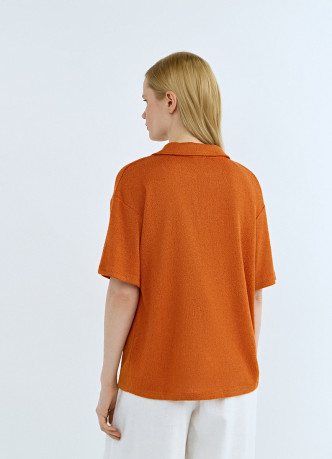 Поло из кроеного трикотажа