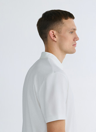 Поло из шелковистого пике