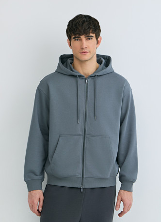 Толстовка на молнии с капюшоном