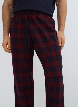Брюки пижамные в клетку