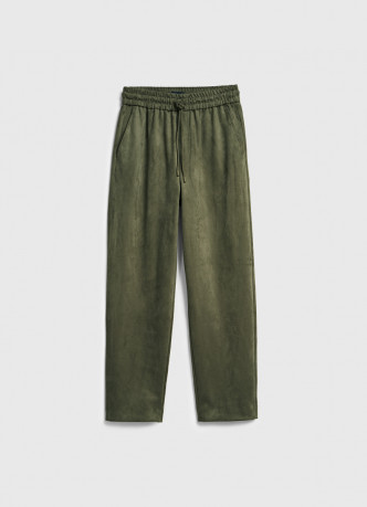 Брюки Baggy из искусственной замши