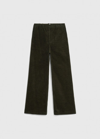 Прямые брюки из вельвета