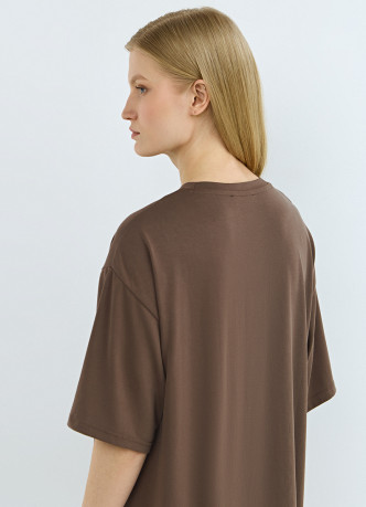 Платье-футболка из вискозы