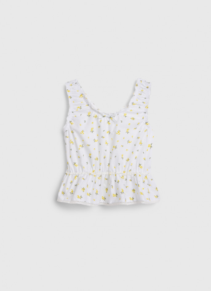 Топ с принтом для девочек