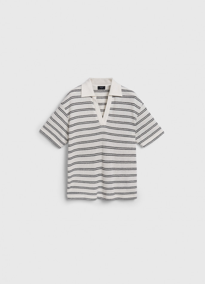 Поло из кроеного трикотажа