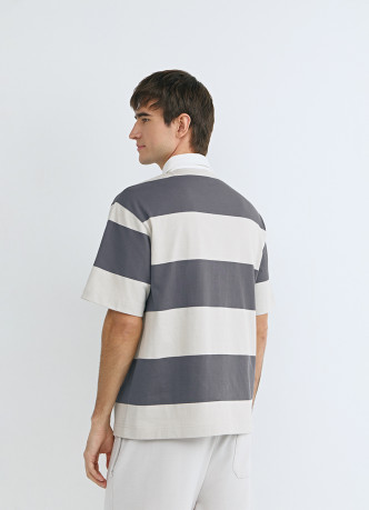 Поло в полоску из хлопка