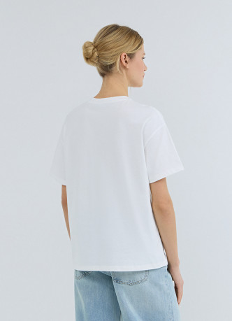 Футболка с цветочным принтом