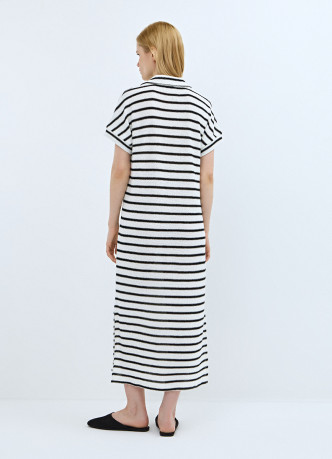 Платье-поло из полотна кроше