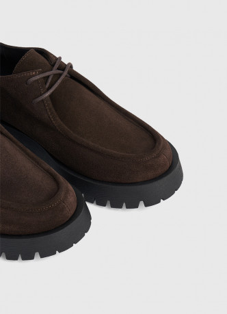 Лоферы из натуральной замши