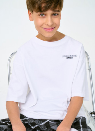 Футболка пижамная с принтом для мальчиков