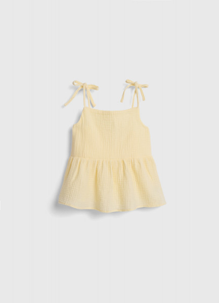 Топ из муслина для девочек Желтый 1399₽