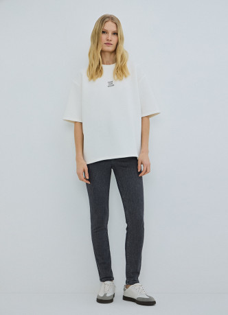 Джинсы Skinny с высокой посадкой