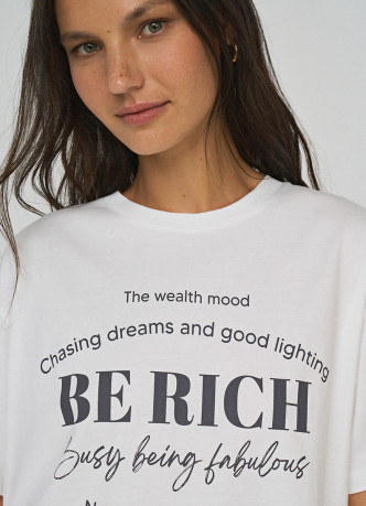 Футболка с принтом