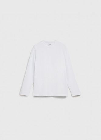 Базовый лонгслив из плотного хлопка