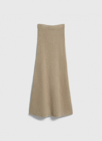 Трикотажная юбка из пушистой пряжи