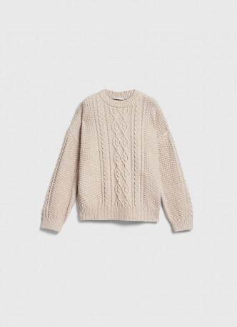 Джемпер с косами