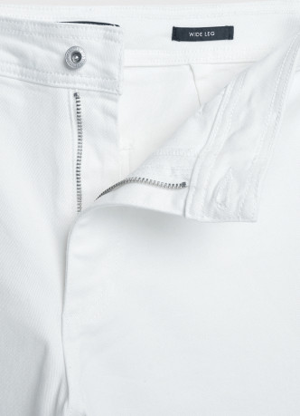 Укороченные джинсы Wide leg с высокой посадкой