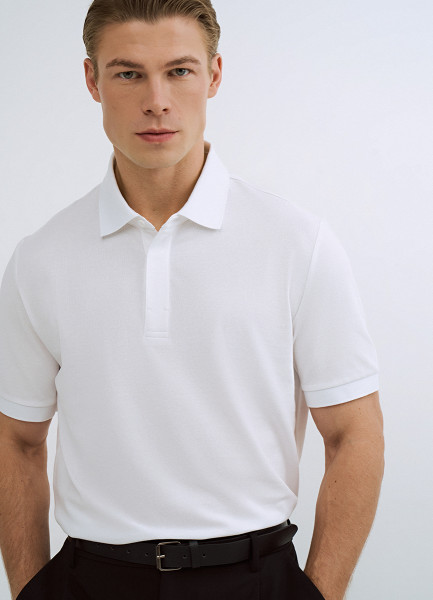 Поло из пике Белый 2399₽