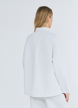 Куртка-рубашка из денима