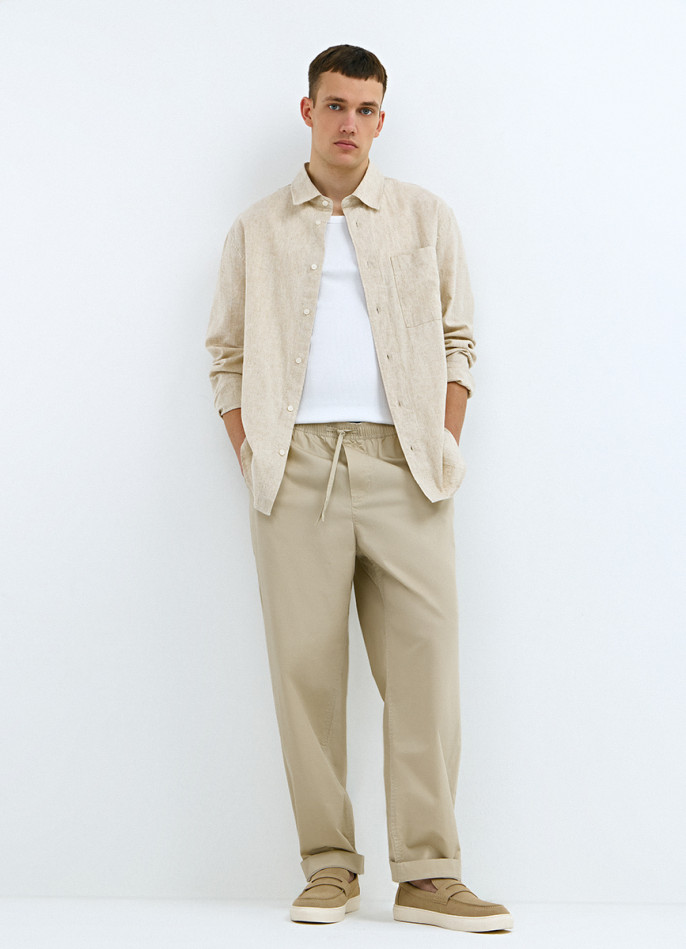 Брюки из микротвила