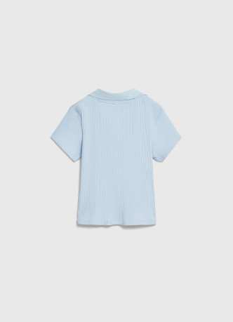 Поло в рубчик для девочек