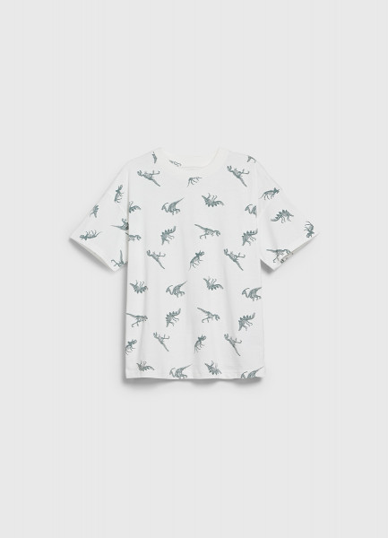 

Футболка с принтом для мальчиков, Бежевый