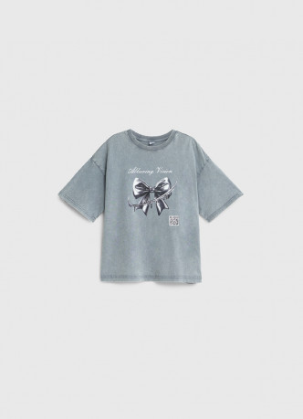 Футболка с AR-принтом для девочек