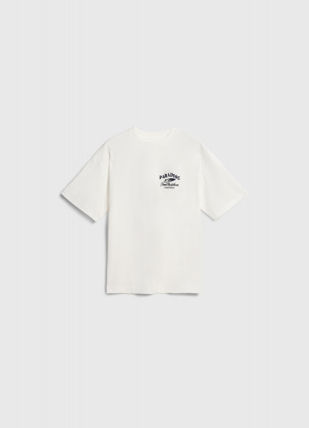 Футболка оверсайз с принтом для мальчиков, Бежевый