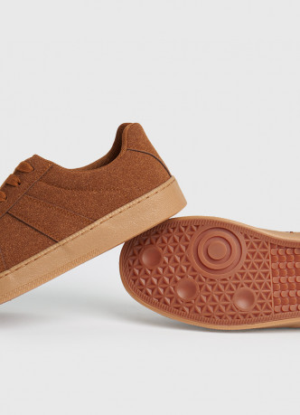 Кеды из искусственной замши