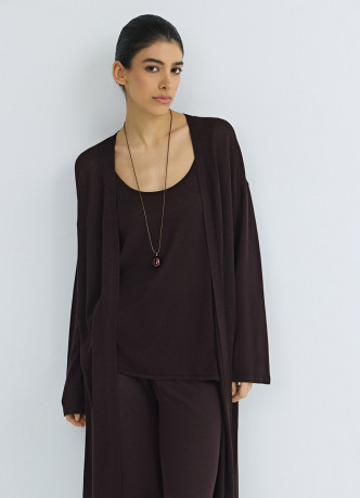 Вязаная майка