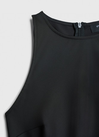 Сатиновое платье макси