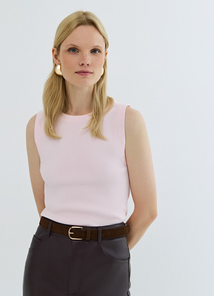 Базовая майка из трикотажа