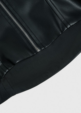 Топ-корсет из искусственной кожи