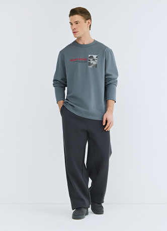 Футболка из плотного джерси с принтом