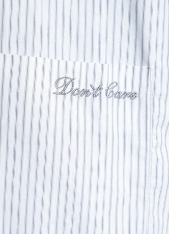 Рубашка в полоску с вышивкой