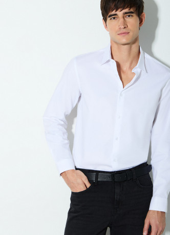 Рубашка из структурной ткани