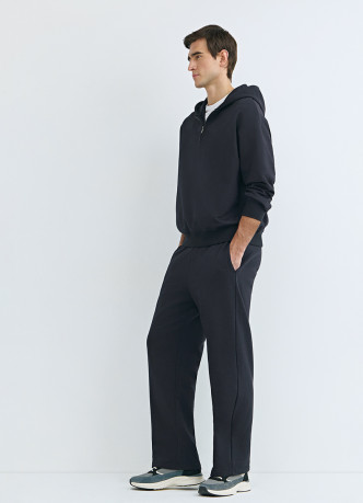 Трикотажные прямые брюки