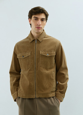 Куртка-рубашка из вельвета