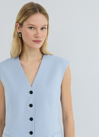 Удлинённый жилет