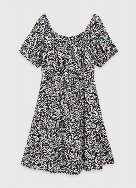 Платье для девочек, Черный O`Stin GR4692O02-99, размер 170 - фото 3